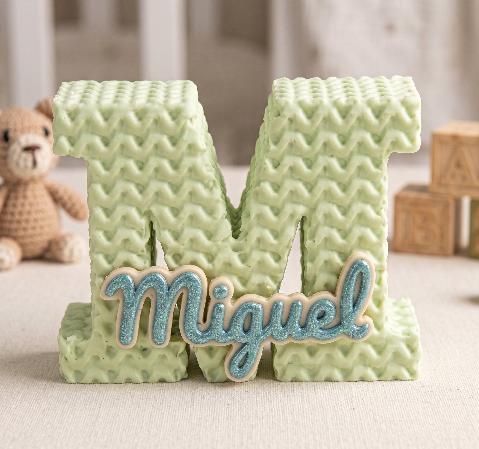 Letra decorativa personalizada com nome