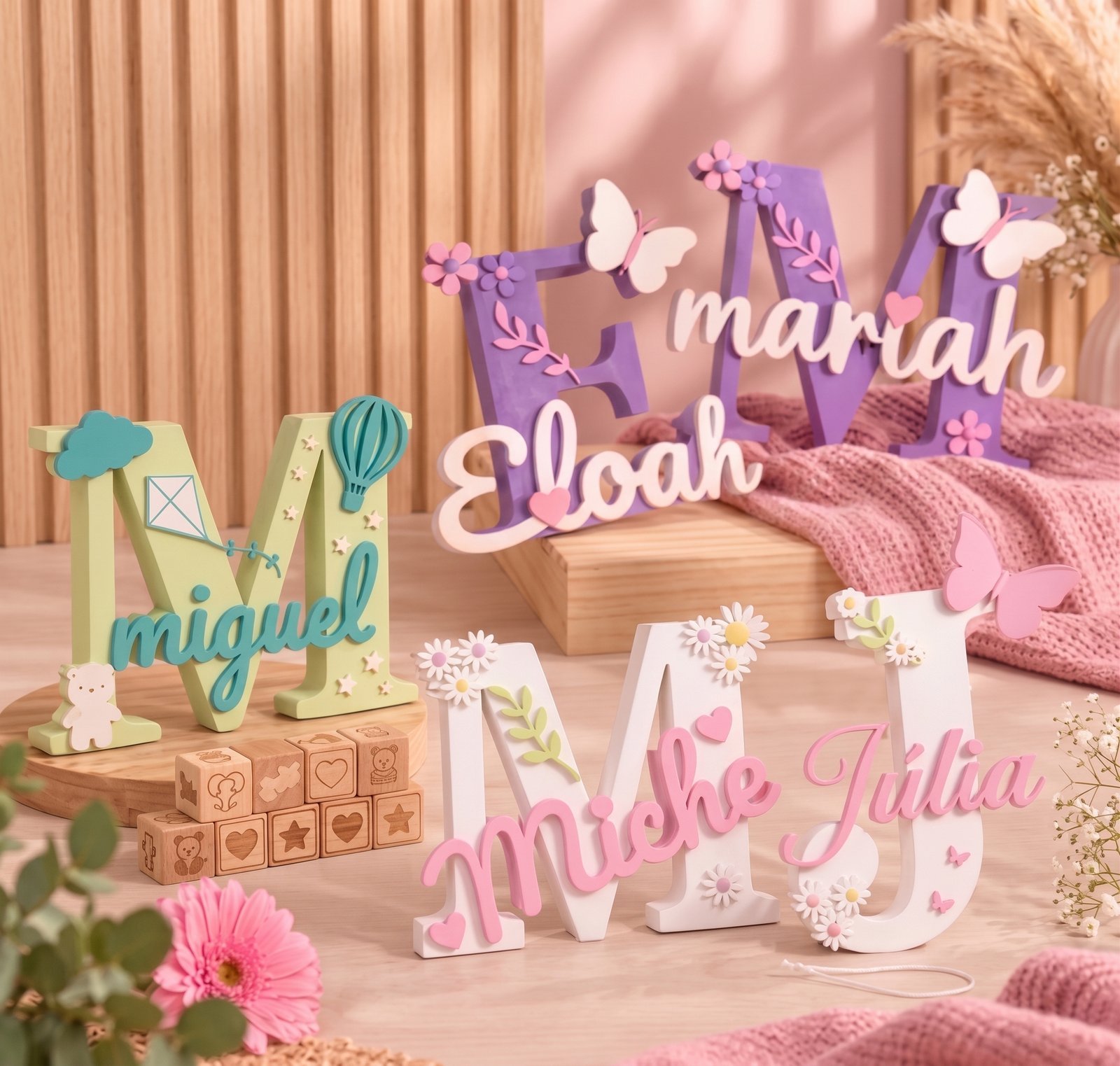 Letra personalizada 3D