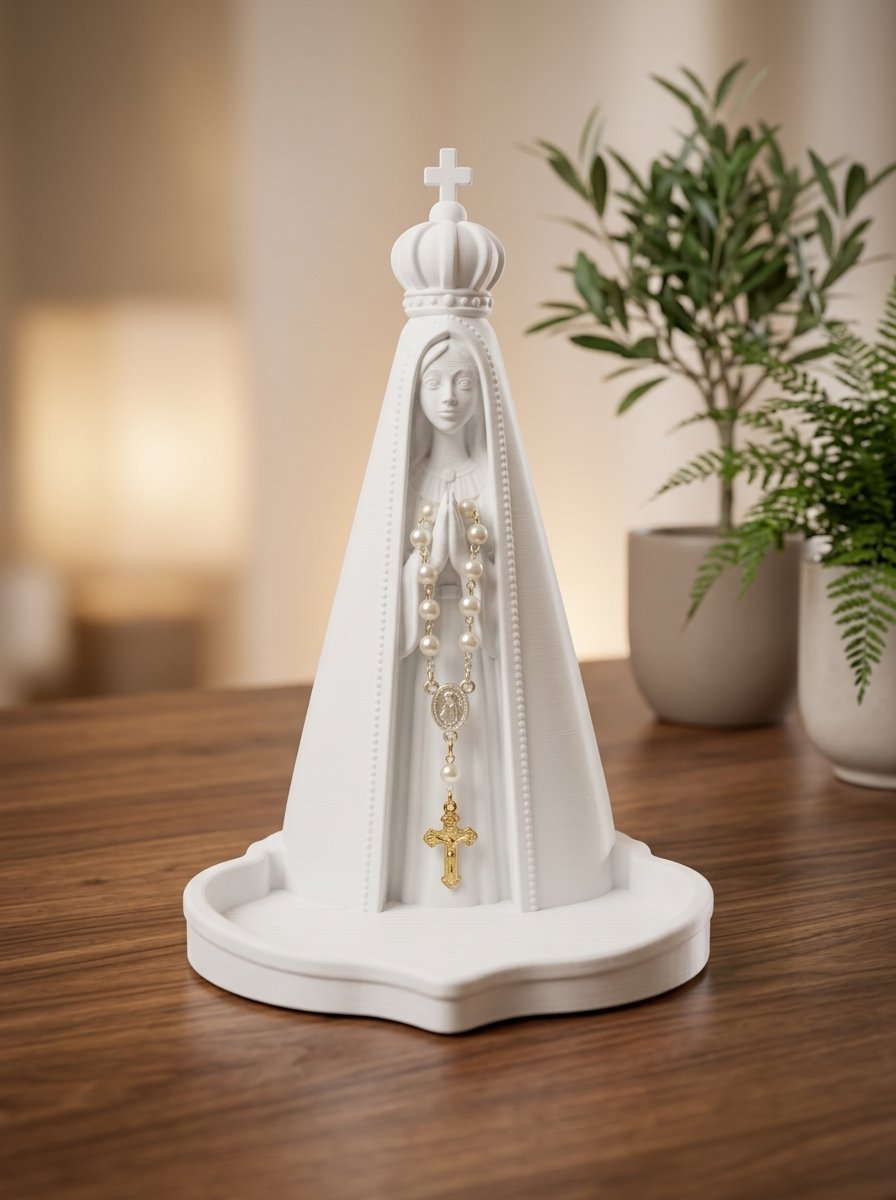 Porta-terço Nossa Senhora Aparecida